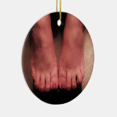 ORNEMENT EN CÉRAMIQUE LES DEUX PIEDS (Droite)