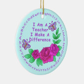 Ornement En Céramique Les enseignants font la différence (Droite)