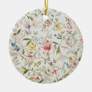 Ornement En Céramique Les fleurs sauvages conçoivent pour le matériel