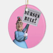 Ornement En Céramique Les infirmières ! (Gauche)