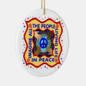 Ornement En Céramique Les Mains de la paix (Droite)