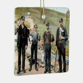 Ornement En Céramique Les mineurs 1910 (Droite)