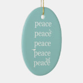 Ornement En Céramique Les oiseaux de paix (Droite)