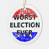 Ornement En Céramique Les pires élections jamais (Gauche)