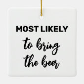 Ornement En Céramique Les plus susceptibles d'apporter la bière (Dos)