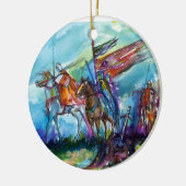ORNEMENT EN CÉRAMIQUE LES RIDERS DANS LA TEMPÊTE (Gauche)