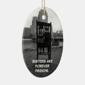 Ornement En Céramique Les Soeurs Sont Des Amis Pour Toujours (Droite)