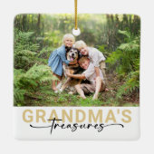 Ornement En Céramique Les trésors de grand-mère (Dos)