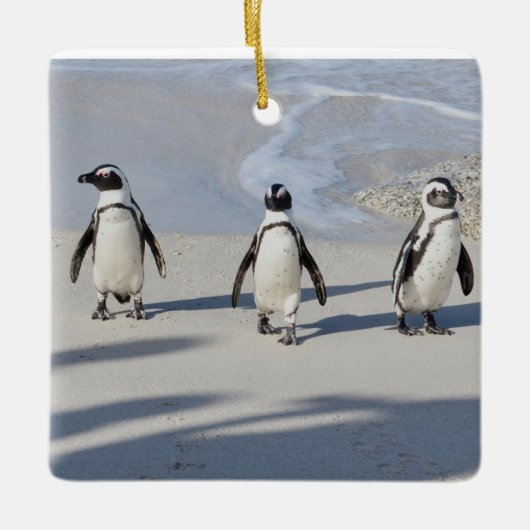 Ornement En Céramique Les Trois Magnifiques. (Devant)