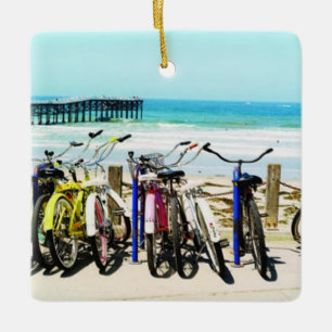 ORNEMENT EN CÉRAMIQUE LES VÉLOS À L'ORNAMENT PIER CHRISTMAS