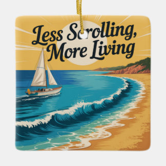 Ornement En Céramique Less Scrolling, More Living
