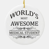 Ornement En Céramique L'étudiant en médecine le plus impressionnant du (Dos)