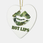 Ornement En Céramique Lèvres chaudes MASH (Gauche)