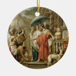 Ornement En Céramique L'hommage du calife Harun Al-Rashid à Charlemagn
