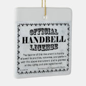 Ornement En Céramique Licence Handbell (Droite)