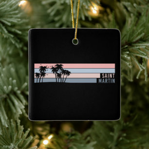Ornement En Céramique L'île Saint Martin St Maarten