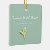 Ornement En Céramique Lily De La Fête des mariées Vallée Bouquet (Droite)