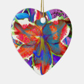 Ornement En Céramique Lily rétro (Droite)