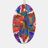 Ornement En Céramique Lily rétro (Droite)