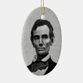 Ornement En Céramique Lincoln Illinois Capitol Bicentennial (Droite)