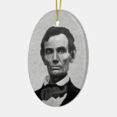 Ornement En Céramique Lincoln Illinois Capitol Bicentennial (Gauche)