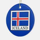 Ornement En Céramique L'Islande (Gauche)