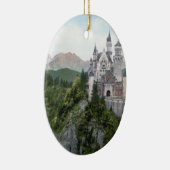 Ornement En Céramique Lithographie de château de Neuschwanstein (Droite)