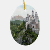 Ornement En Céramique Lithographie de château de Neuschwanstein (Dos)