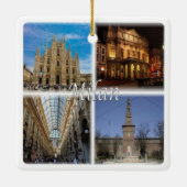 Ornement En Céramique LMD117 MILAN mosaic, Lombardy, Italy, (Dos)