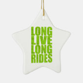 Ornement En Céramique Long Live Long Rides (Topo) (Droite)