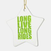 Ornement En Céramique Long Live Long Rides (Topo) (Gauche)