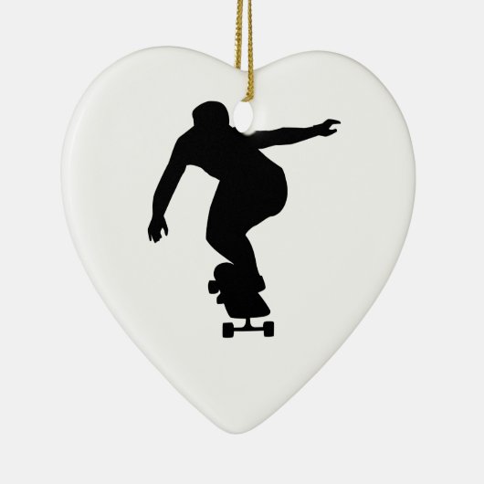 Ornement En Céramique Longboard (Droite)