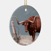 Ornement En Céramique LONGHORNS par DiDi (Droite)