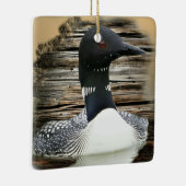 Ornement En Céramique Loon (Droite)