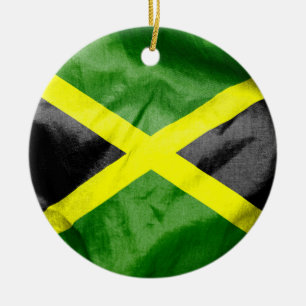 Ornement En Céramique L'ornement de Noël en céramique du drapeau jama