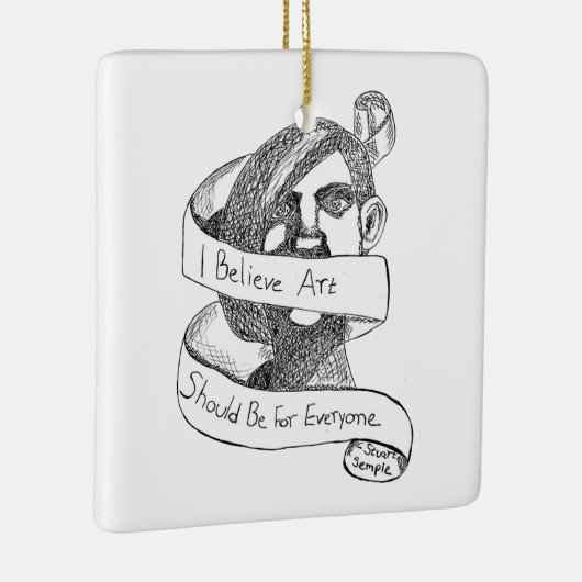 Ornement En Céramique L'ornement du héros de l'artiste (Droite)