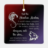 Ornement En Céramique L'Ornement en céramique Brenda K Davies (Dos)