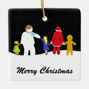 Ornement En Céramique L'Ornement en céramique de Noël Gang