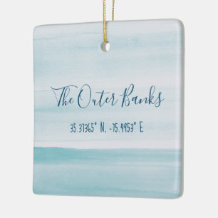 Ornement En Céramique L'ornement personnalisé des Outer Banks