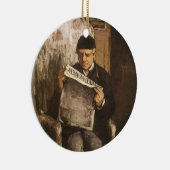 Ornement En Céramique Louis Auguste Cezanne Père De L'Artiste Lecture (Droite)