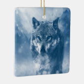 Ornement En Céramique Loup (Droite)