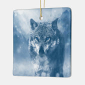 Ornement En Céramique Loup (Gauche)