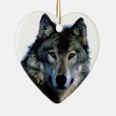 Ornement En Céramique Loup (Droite)