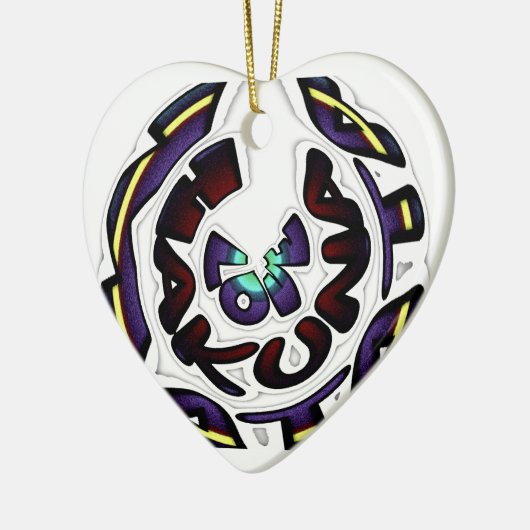 Ornement En Céramique Love Hakuna Matata beaux cadeaux (Gauche)