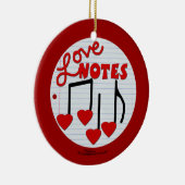 Ornement En Céramique Love Note (Droite)