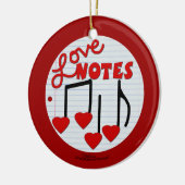 Ornement En Céramique Love Note (Gauche)