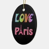 Ornement En Céramique Love Paris Ornament (Gauche)