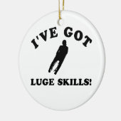 Ornement En Céramique luge les articles de cadeau de compétence (Gauche)