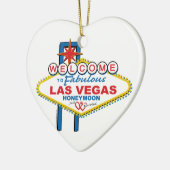 Ornement En Céramique Lune de miel de Las Vegas (Gauche)