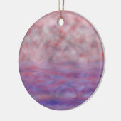 Ornement En Céramique Lune rouge bleu de l'eau (Gauche)